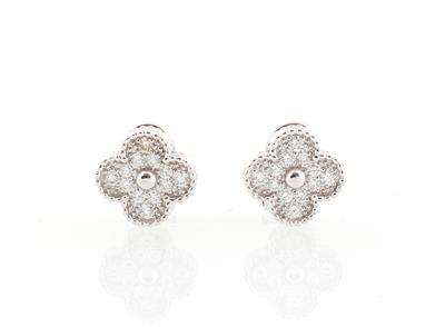 Brillantohrclips zus. ca. 1 ct - Exquisite jewellery