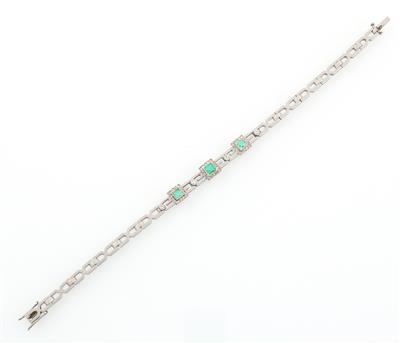 Diamant Smaragdarmband - Exquisite jewellery