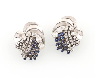 Diamantohrclips zus. ca.4,10 ct - Exquisite jewellery