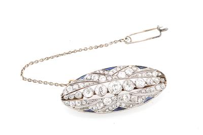 Altschliffdiamant Brosche zus. ca. 2,30 ct - Exquisite jewellery