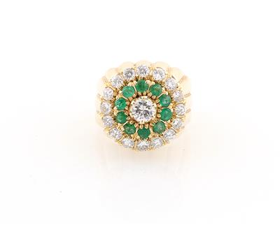 Brillant Smaragdring - Exquisite jewellery