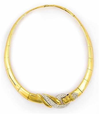 Brillantcollier zus. ca.3,50 ct - Erlesener Schmuck - Walzerzauber