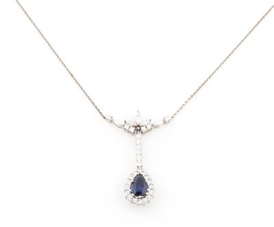 Diamant Saphir Collier - Gioielli scelti