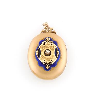 Altschliffdiamant Medaillon - Exquisite jewellery