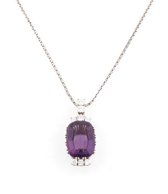 Brillant Amethystanhänger - Erlesener Schmuck