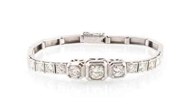 Brillantarmband zus. ca. 3,80 ct - Erlesener Schmuck