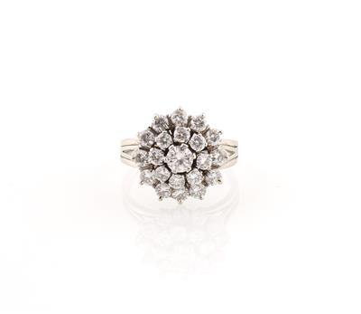 Brillantring zus. ca. 1,50 ct - Erlesener Schmuck