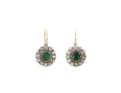 Diamant Smaragdohrgehänge - Exkluzivní šperky