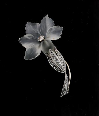 Diamantbrosche Enzian - Exquisite jewellery
