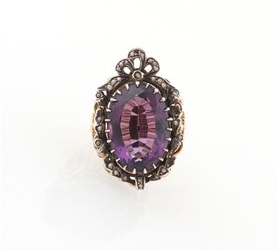 Amethyst Halbperlen Ring - Exquisite jewellery