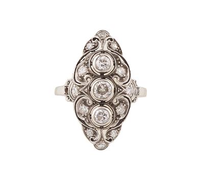 Diamantring zus. ca. 0,75 ct - Exquisite jewellery