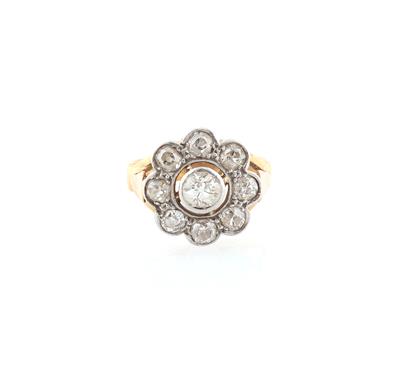 Altschliffdiamant Ring zus. ca. 1,20 ct - Erlesener Schmuck