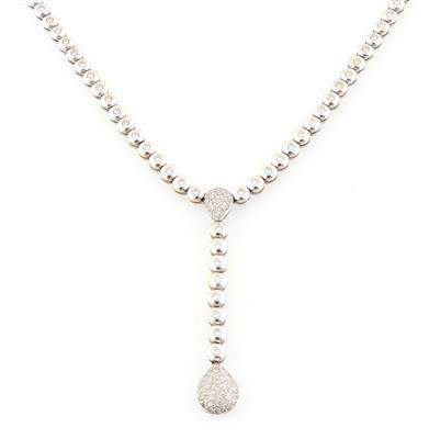 Brillant Collier zus. ca. 2,60 ct - Exquisite jewellery