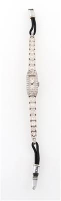 Diamant Damenschmuck Armbanduhr zus. ca. 2,50 ct - Exquisite jewellery