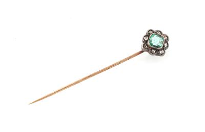 Diamant Smaragd Nadel - Exquisite jewellery