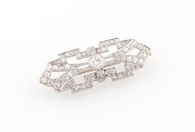 Diamantbrosche zus. ca. 1,90 ct - Erlesener Schmuck