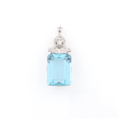 Aquamarin Anhänger ca. 12 ct - Exkluzivní šperky