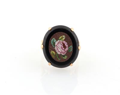 Mikromosaik Ring - Erlesener Schmuck