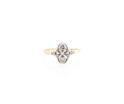 Altschliffdiamant Ring zus. ca. 0,25 ct - Exquisite jewellery