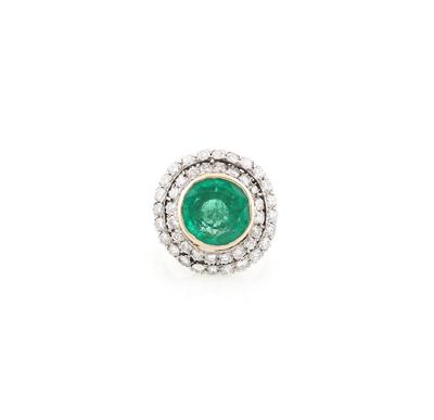 Brillant Smaragd Ring - Exquisite jewellery