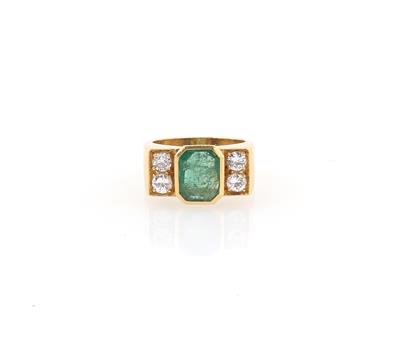 Brillant Smaragdring - Exkluzivní šperky