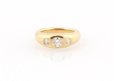 Brillantallianzring zus. ca. 0,85 ct - Gioielli scelti