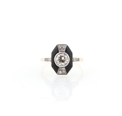 Altschliffdiamant Ring zus. ca. 1,35 ct - Gioielli scelti