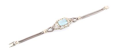 Aquamarinarmband ca. 9 ct - Exquisite jewellery