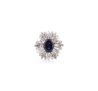 Diamant Saphir Ring - Exkluzivní šperky