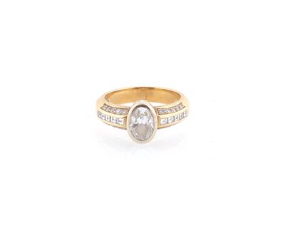 Diamantring zus. ca. 2 ct - Erlesener Schmuck