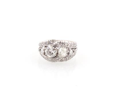 Cazzaniga Diamantring zus. ca. 2 ct - Exquisite jewellery