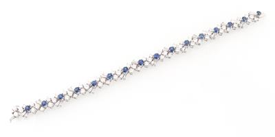 Diamant Saphirarmband - Exquisite jewellery