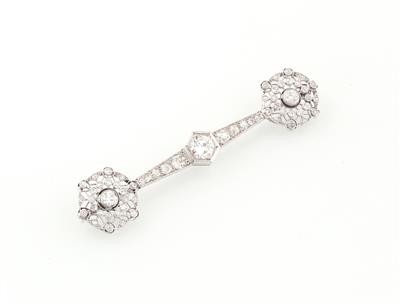 Diamantbrosche zus. ca. 2,40 ct - Exquisite jewellery