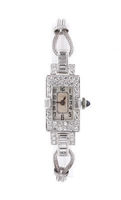 Diamant Damenarmbanduhr zus. ca. 2,10 ct - Exquisite jewellery