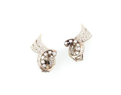 Diamant Ohrclips zus. ca. 2 ct - Gioielli scelti