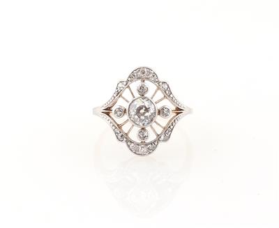 Diamantdamenring zus. ca. 0,80 ct - Exquisite jewellery