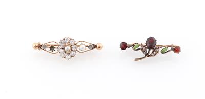 2 Broschen - Exquisite jewellery