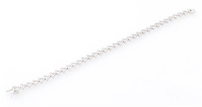 Diamantarmband zus. ca.3,30 ct - Exquisite jewellery