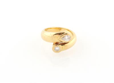 Diamantring zus. ca. 0,60 ct - Exquisite jewellery