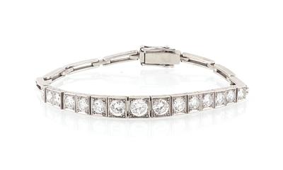 Brillantarmband zus. ca. 3 ct - Exquisite jewellery