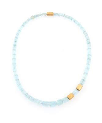 Aquamarincollier - Exquisite jewellery