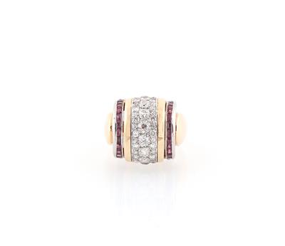 Diamant Rubinring - Exquisite jewellery