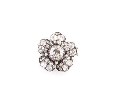 Diamantbrosche zus. ca.6,20 ct - Gioielli scelti