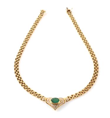 Brillantcollier zus. ca. 0,60 ct - Gioielli scelti