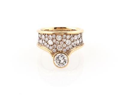 Brillantring zus. ca. 2,60 ct - Exquisite jewellery