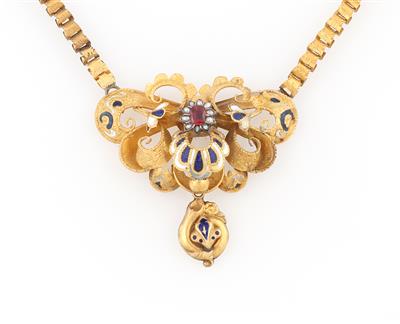 Biedermeier Collier - Erlesener Schmuck