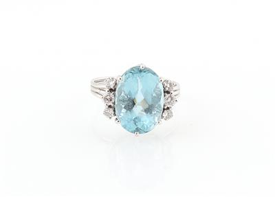 Brillant Aquamarin Ring - Exquisite jewellery