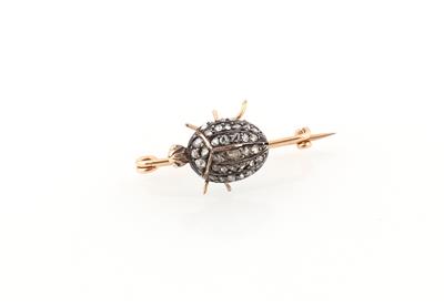 Diamantbrosche Käfer - Exquisite jewellery