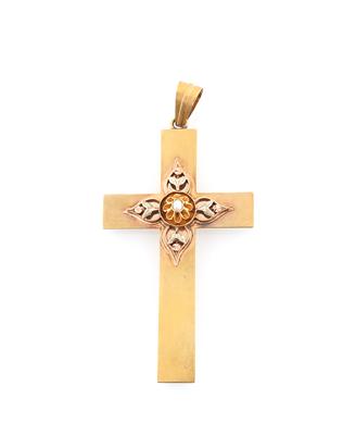 Halbperlenkreuz - Exquisite jewellery