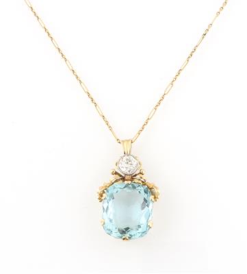 Aquamarinanhänger ca. 17 ct - Erlesener Schmuck